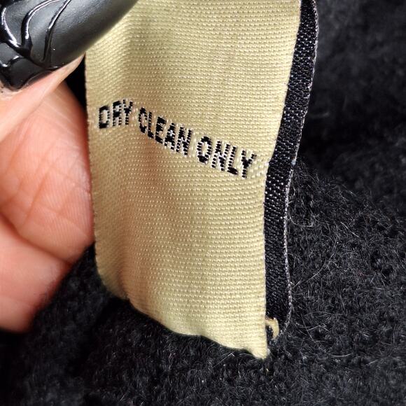 Beyond Threads Alpaca Wool Asymmetric Cardigan Jacket XL Lagenlook Waterfall - Picture 9 of 11